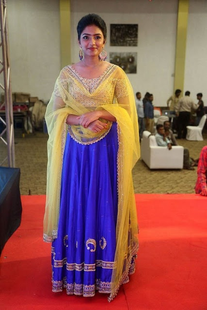 Telugu Actress Eesha Rebba In Yellow Lehenga Voni 7